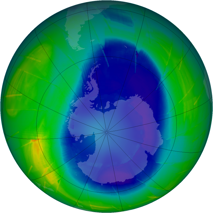 Ozone Map 2009-09-03